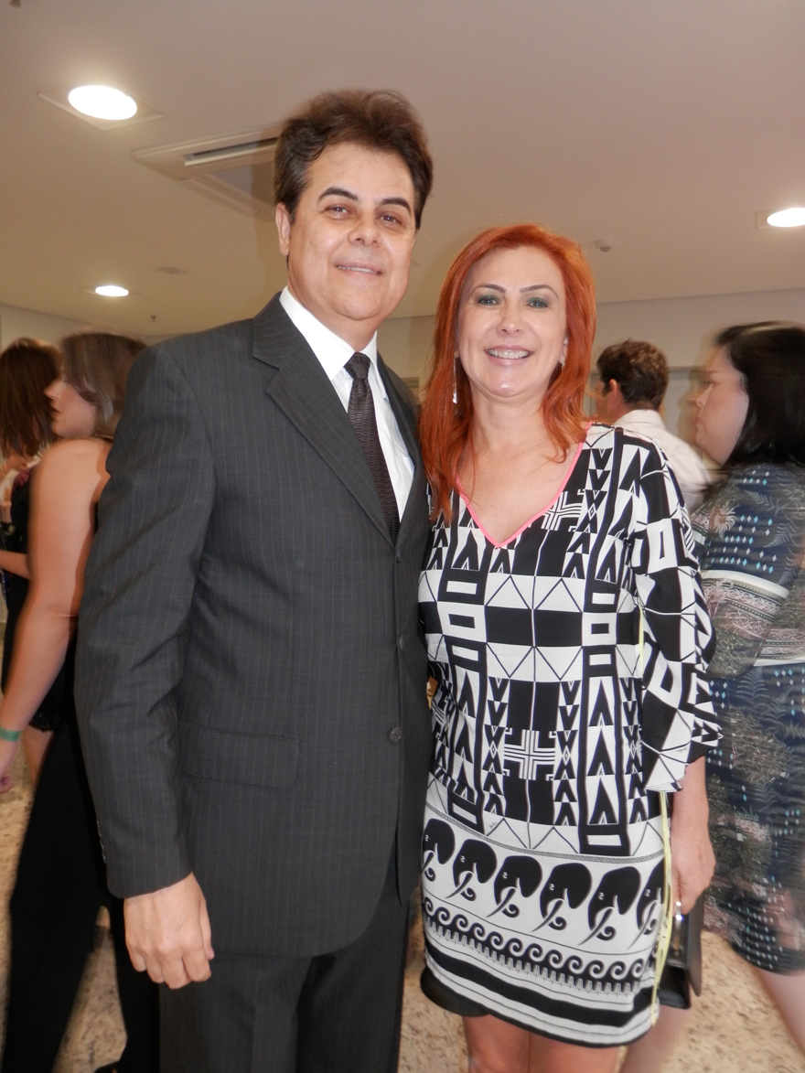 Dr. Ignis Cardoso dos Santos (jurídico Lar) e esposa Marluce